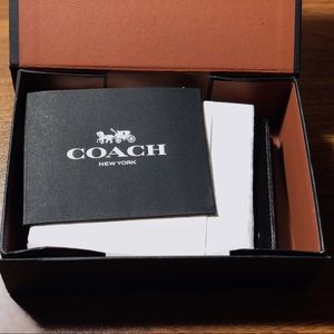 Coach Men’s Triple Usage Wallet&Card Holder -Black